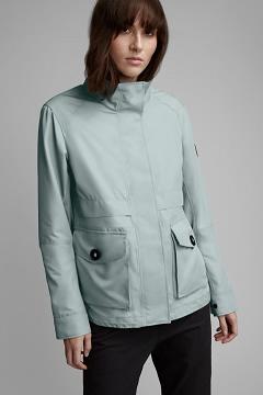 Chamarras Canada Goose Mujer Mexico - Elmira Rompevientos Verdes Claro JX0897541